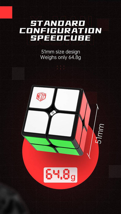 [PRE-ORDER] QiYi X-Man Designs Flare 2x2 M 51mm Magnetic Speed Cube - DailyPuzzles